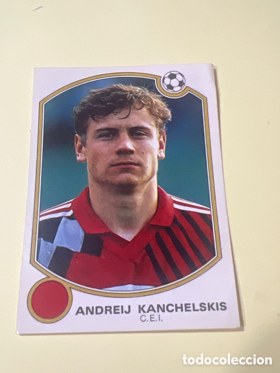 Cromos de f&uacute;tbol: C3774. 195 ANDREIJ KANCHELSKIS C.E.I. FUTBOL 92 93 LIGA PANINI NUNCA PEGADO SIN DESPEGAR