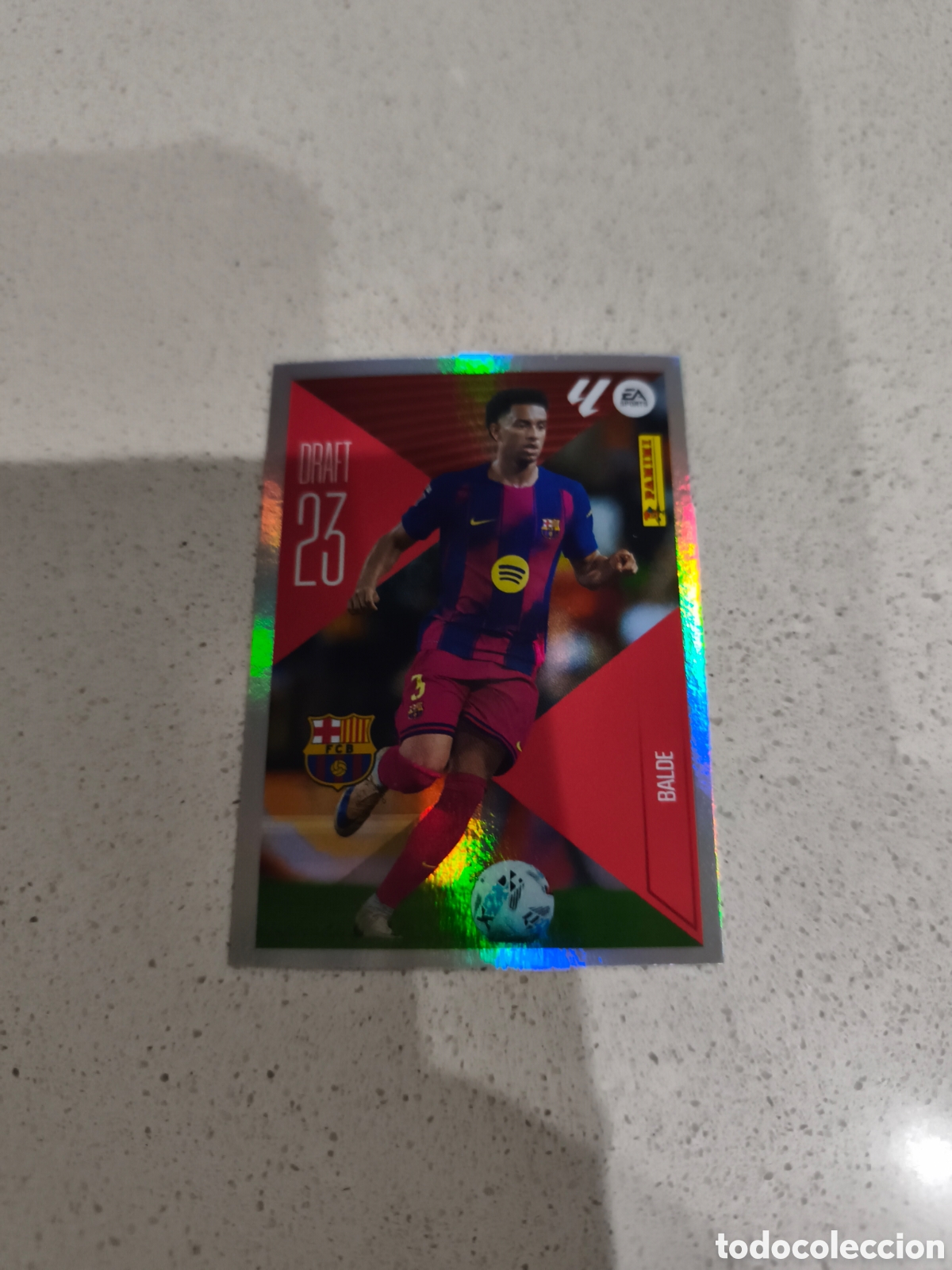 Cromos de Futebol: CROMO N&Uacute;MERO 2 DRAFT 23 BALDE FC BARCELONA. LIGA ESTE 26/27. PANINI.