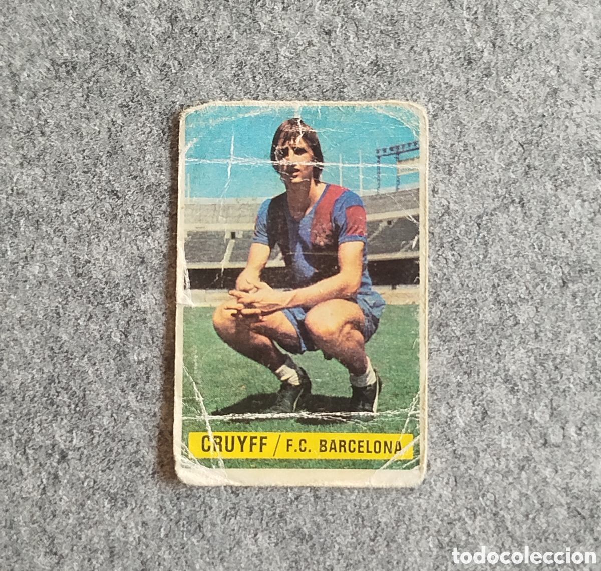Cromos de Futebol: DEFECTUOSO JOHAN CRUYFF F.C. BARCELONA BAR&Ccedil;A 74 75 1974 1975 EDICIONES ESTE CROMO