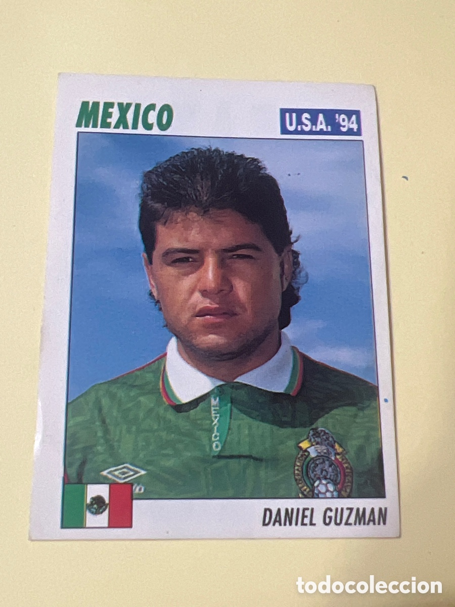 Cromos de Futebol: C3787. 1994 94 CROMO NUNCA PEGADO MEXICO DANIEL GUZMAN MUNDIAL USA 94 N 299
