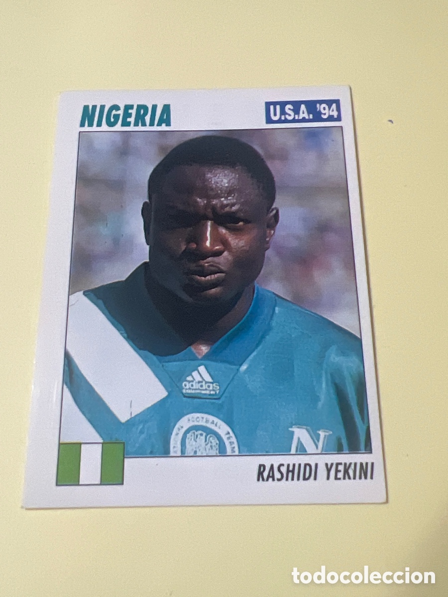Cromos de f&uacute;tbol: C3788. YEKINI NIGERIA SERVICE LINE USA 1994 MUNDIAL WORLD CROMO FUTBOL 94 SIN PEGAR - 241