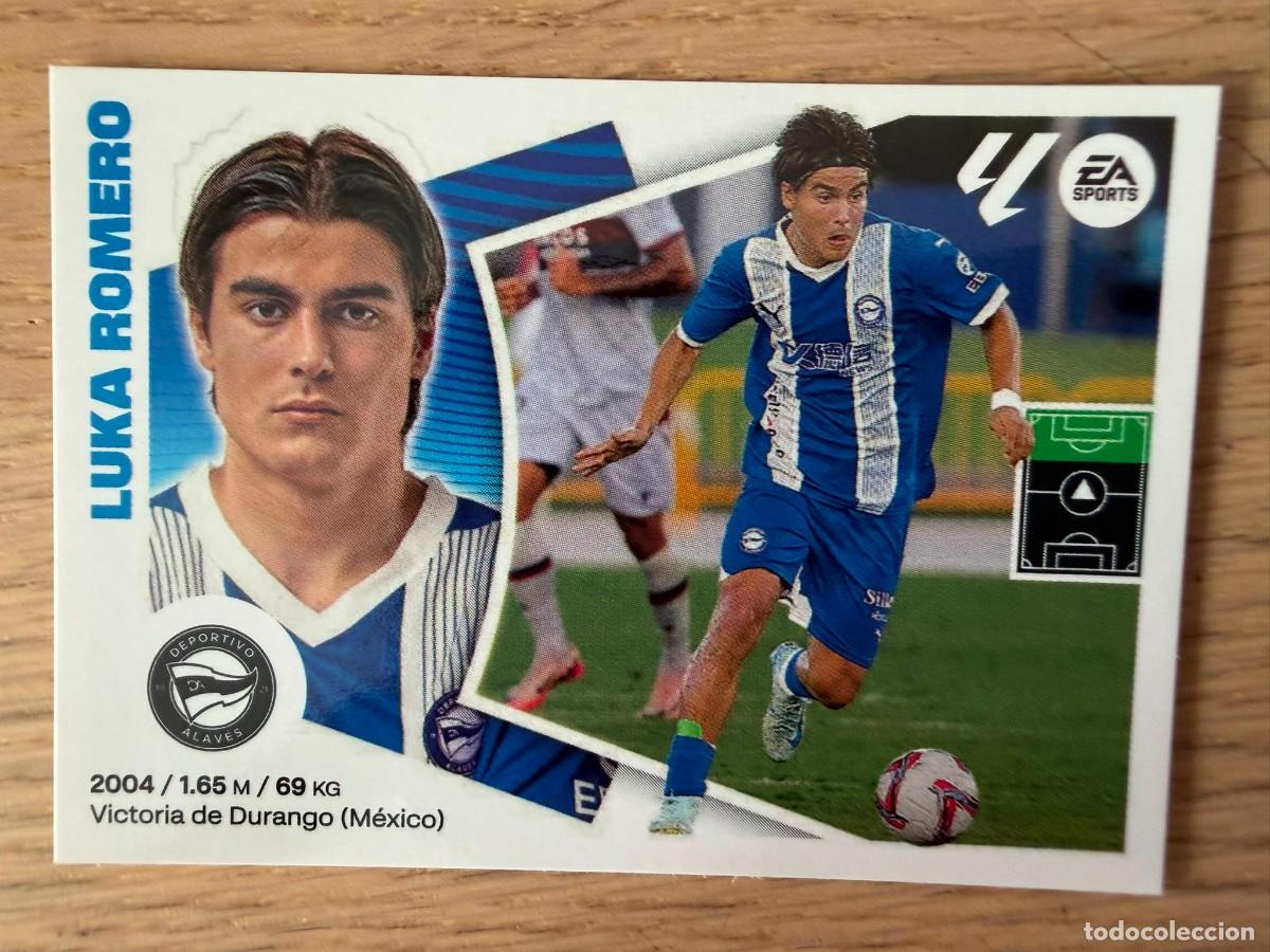 Cromos de f&uacute;tbol: FICHAJE 12 LUCA ROMERO ALAVES 24 25 2024 2025 LIGA EA SPORTS COLECCIONES ESTE SIN PEGAR STICKER