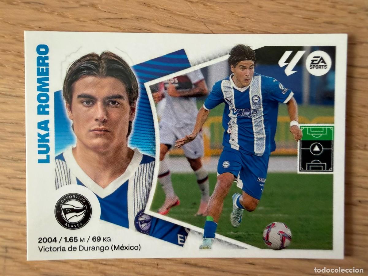 Cromos de f&uacute;tbol: FICHAJE 12 LUCA ROMERO ALAVES 24 25 2024 2025 LIGA EA SPORTS COLECCIONES ESTE SIN PEGAR STICKER