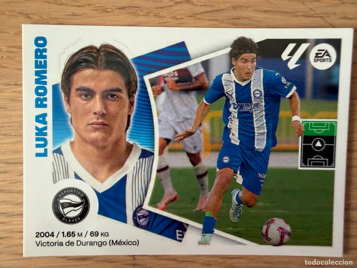 Cromos de f&uacute;tbol: FICHAJE 12 LUCA ROMERO ALAVES 24 25 2024 2025 LIGA EA SPORTS COLECCIONES ESTE SIN PEGAR STICKER