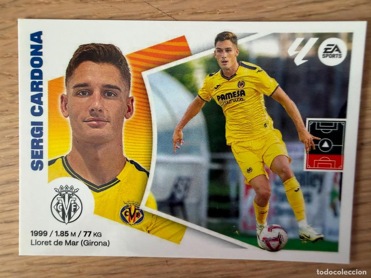 Cromos de f&uacute;tbol: FICHAJE 13 CARDONA VILLARREAL 24 25 2024 2025 LIGA EA SPORTS COLECCIONES ESTE SIN PEGAR STICKER