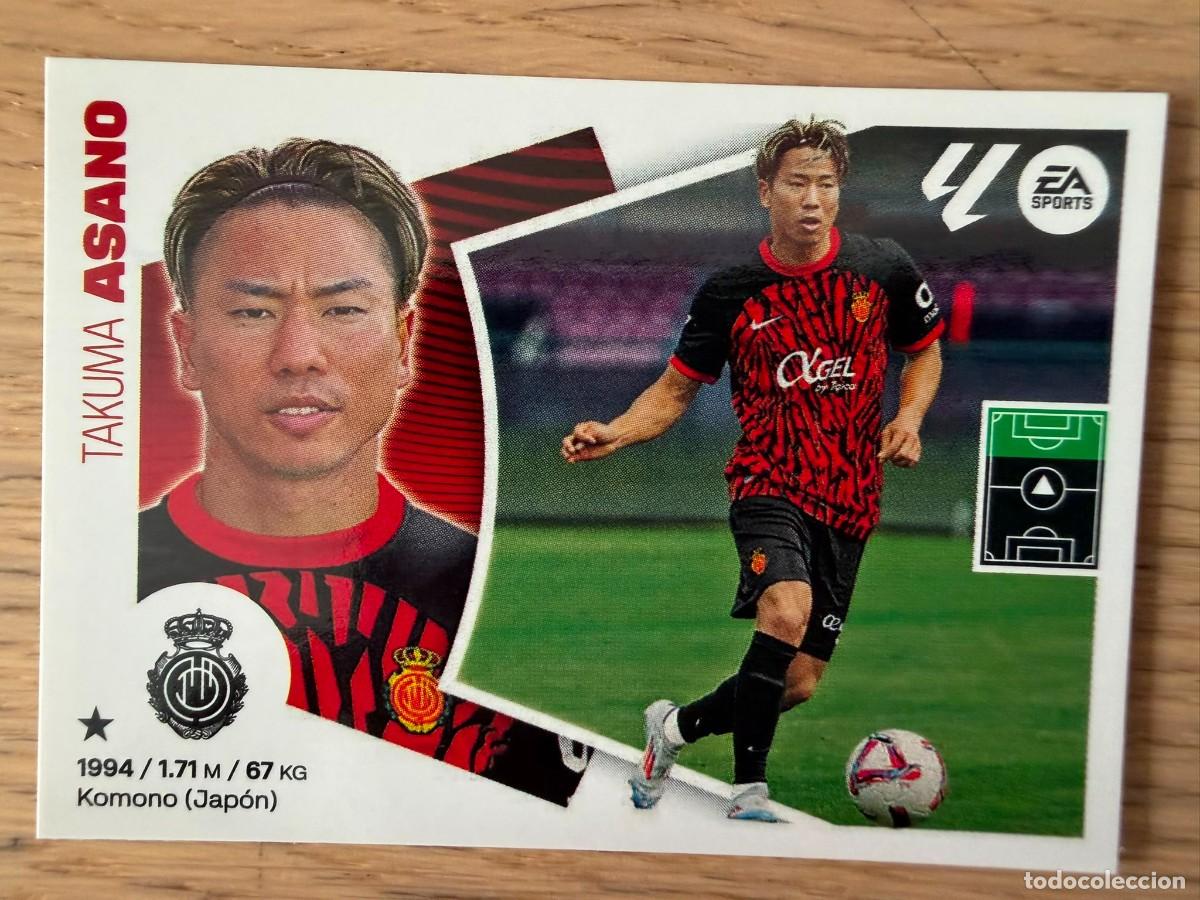 Cromos de f&uacute;tbol: FICHAJE 14 ASANO MALLORCA 24 25 2024 2025 LIGA EA SPORTS COLECCIONES ESTE SIN PEGAR STICKER