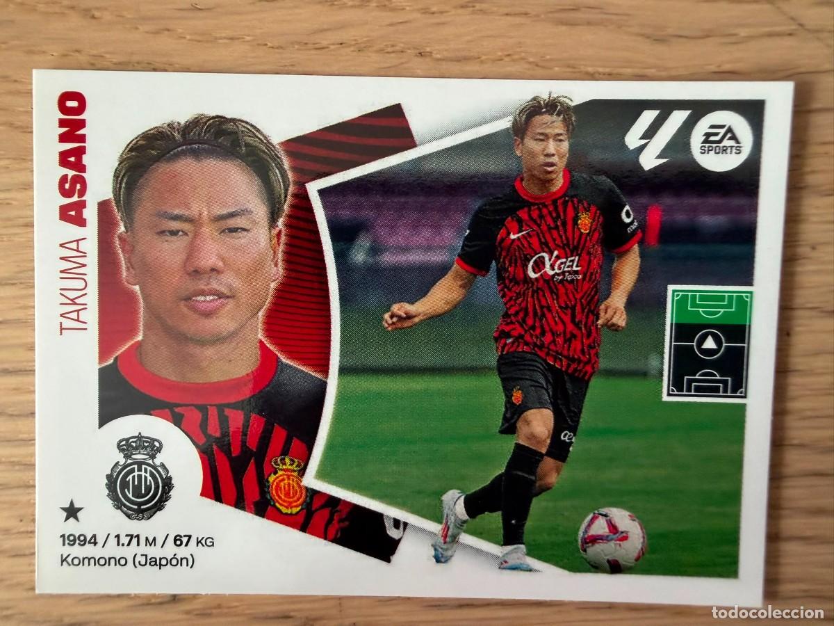 Cromos de f&uacute;tbol: FICHAJE 14 ASANO MALLORCA 24 25 2024 2025 LIGA EA SPORTS COLECCIONES ESTE SIN PEGAR STICKER