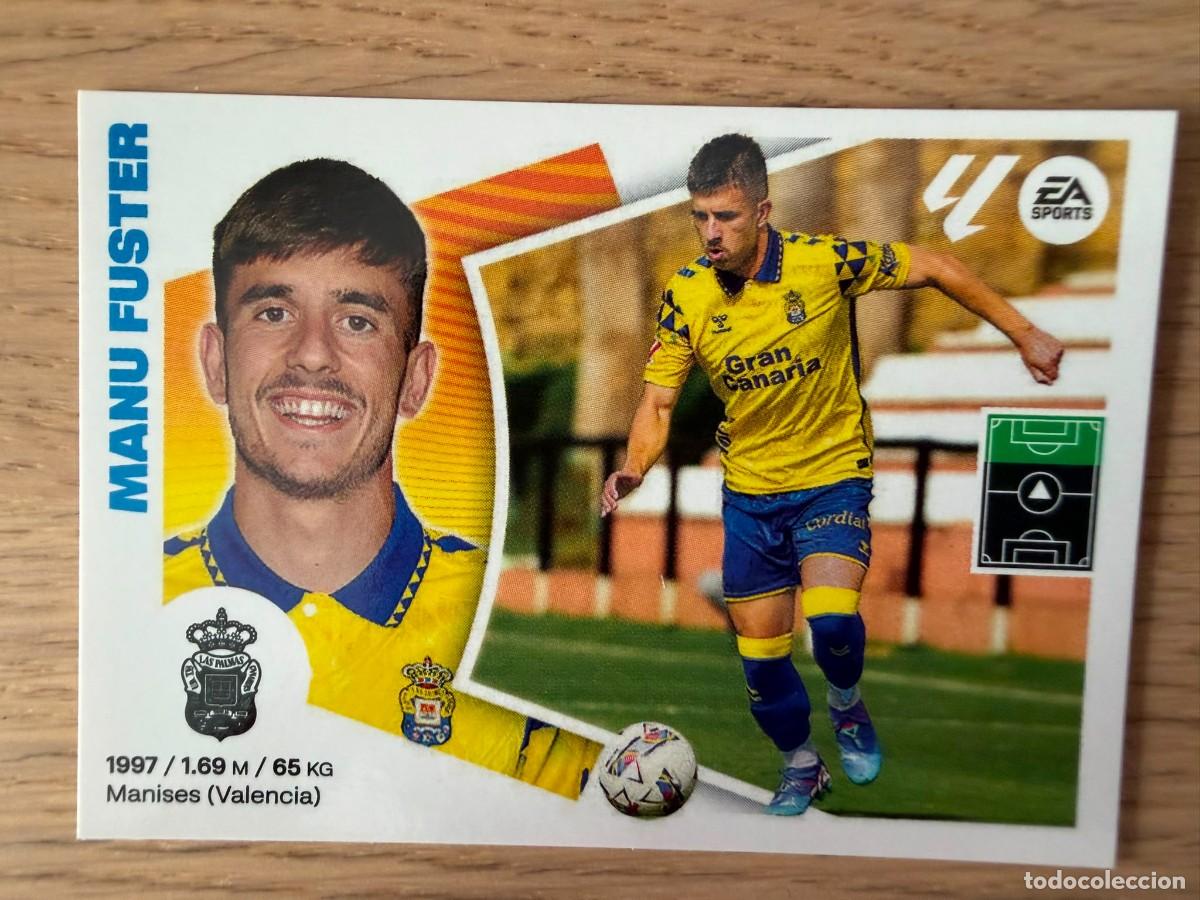 Cromos de f&uacute;tbol: FICHAJE 15 MANU FUSTER LAS PALMAS 24 25 2024 2025 LIGA EA SPORTS COLECCIONES ESTE SIN PEGAR STICKER