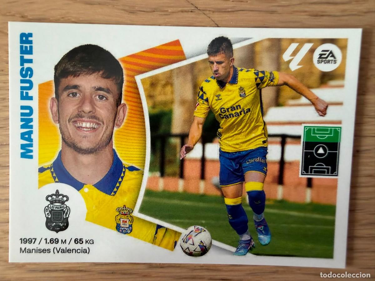 Cromos de f&uacute;tbol: FICHAJE 15 MANU FUSTER LAS PALMAS 24 25 2024 2025 LIGA EA SPORTS COLECCIONES ESTE SIN PEGAR STICKER