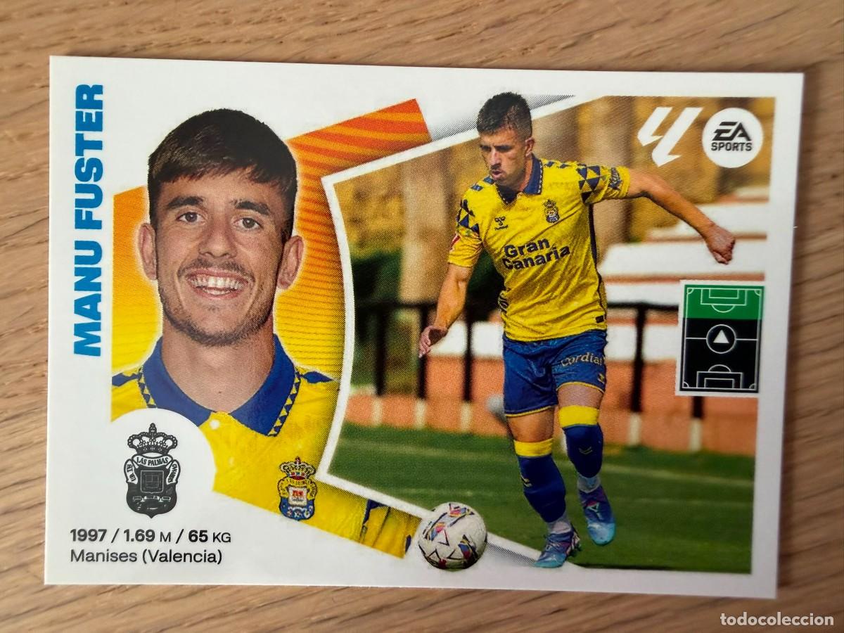 Cromos de f&uacute;tbol: FICHAJE 15 MANU FUSTER LAS PALMAS 24 25 2024 2025 LIGA EA SPORTS COLECCIONES ESTE SIN PEGAR STICKER
