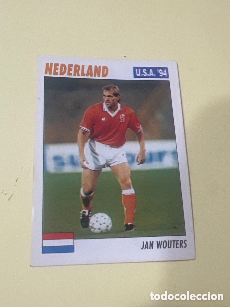 Cromos de f&uacute;tbol: C3831. JAN WOUTERS 326 HOLANDA SERVICE LINE USA 1994 MUNDIAL WORLD CROMO FUTBOL 94 - SIN PEGAR