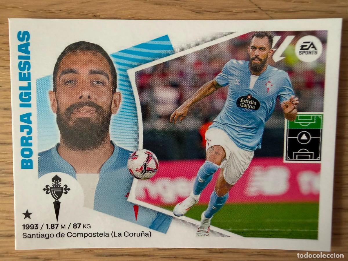 Cromos de f&uacute;tbol: FICHAJE 17 BORJA IGLESIAS CELTA 24 25 2024 2025 LIGA EA SPORTS COLECCIONES ESTE SIN PEGAR STICKER
