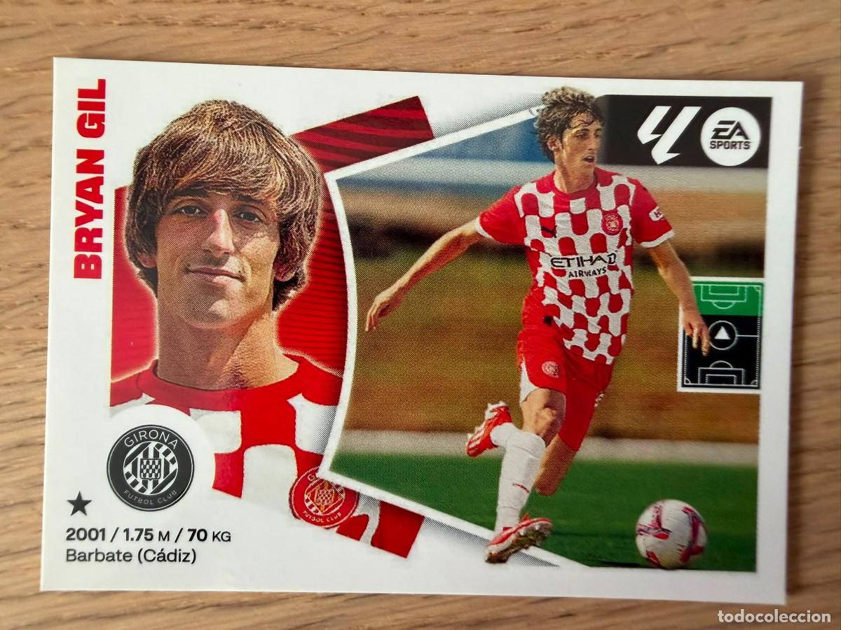 Cromos de f&uacute;tbol: FICHAJE 19 BRYAN GIL GIRONA 24 25 2024 2025 LIGA EA SPORTS COLECCIONES ESTE SIN PEGAR STICKER