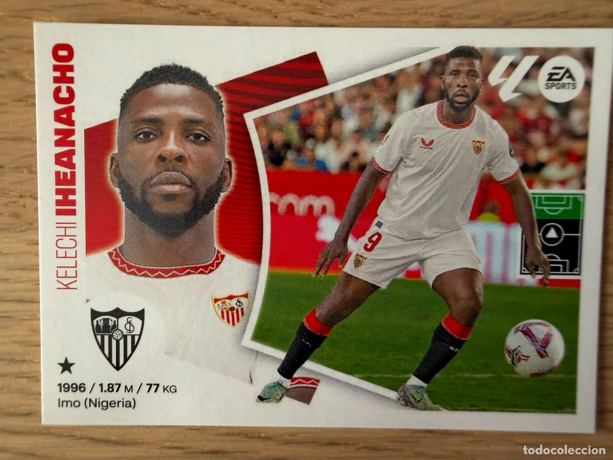Cromos de f&uacute;tbol: FICHAJE 22 IHEANACHO SEVILLA 24 25 2024 2025 LIGA EA SPORTS COLECCIONES ESTE SIN PEGAR STICKER