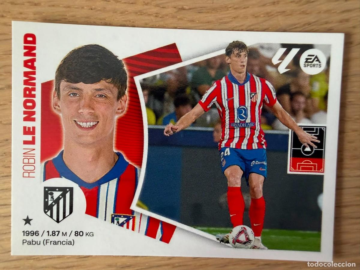 Cromos de f&uacute;tbol: FICHAJE 23 LE NORMAND AT MADRID 24 25 2024 2025 LIGA EA SPORTS COLECCIONES ESTE SIN PEGAR STICKER