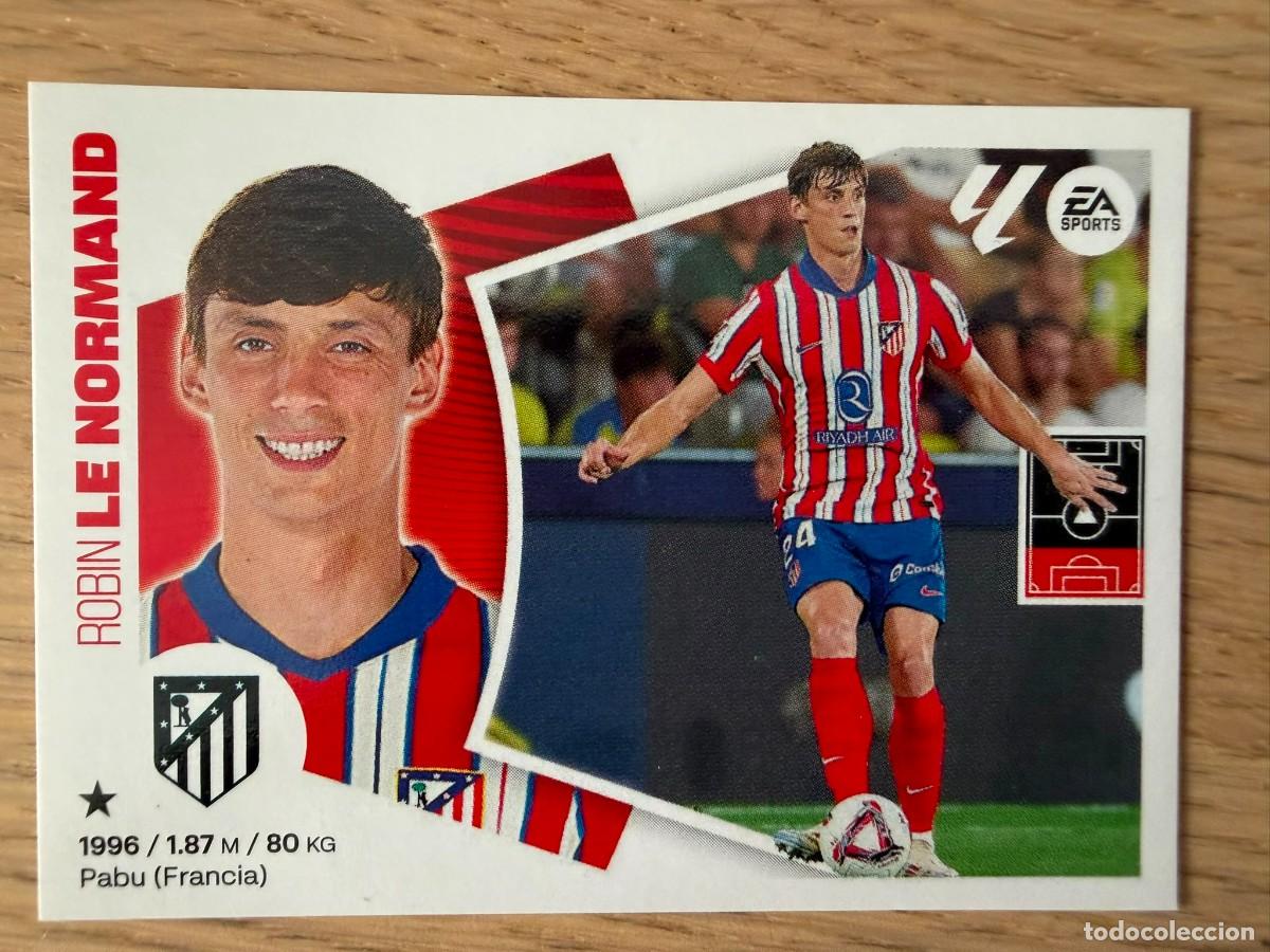 Cromos de f&uacute;tbol: FICHAJE 23 LE NORMAND AT MADRID 24 25 2024 2025 LIGA EA SPORTS COLECCIONES ESTE SIN PEGAR STICKER