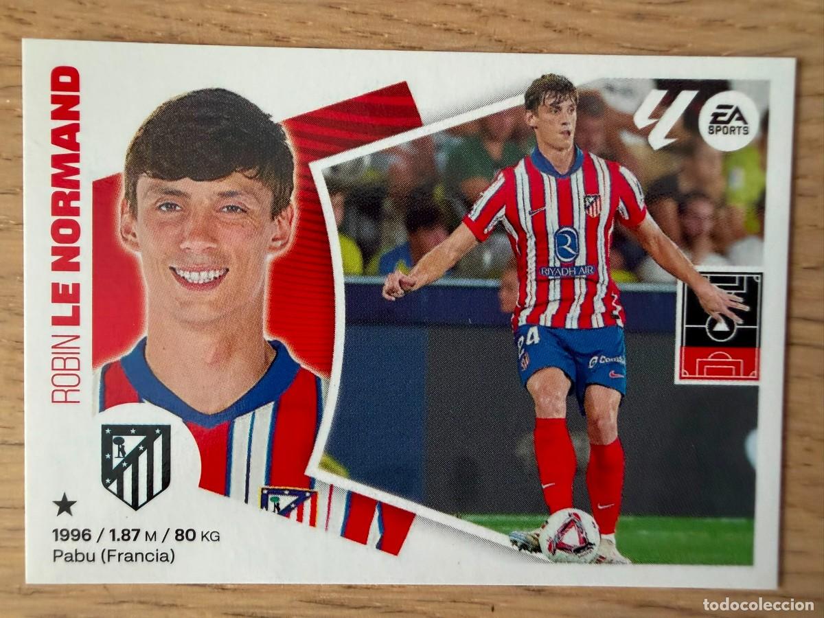 Cromos de f&uacute;tbol: FICHAJE 23 LE NORMAND AT MADRID 24 25 2024 2025 LIGA EA SPORTS COLECCIONES ESTE SIN PEGAR STICKER