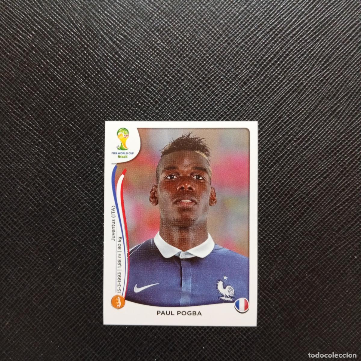 Cromos de f&uacute;tbol: 386 PAUL POGBA FRANCIA PANINI MUNDIAL BRASIL 2014 CROMO FUTBOL 14 - SIN PEGAR - CJ1