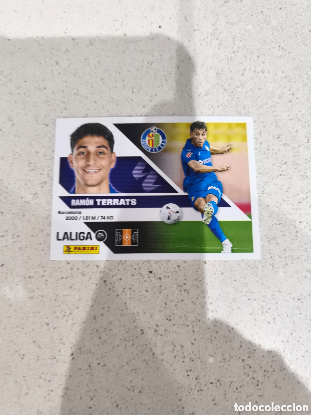 Cromos de f&uacute;tbol: CROMO N&Uacute;MERO 14 TERRATS GETAFE. LIGA ESTE 26/27. PANINI. SEGUNDA EDICI&Oacute;N.