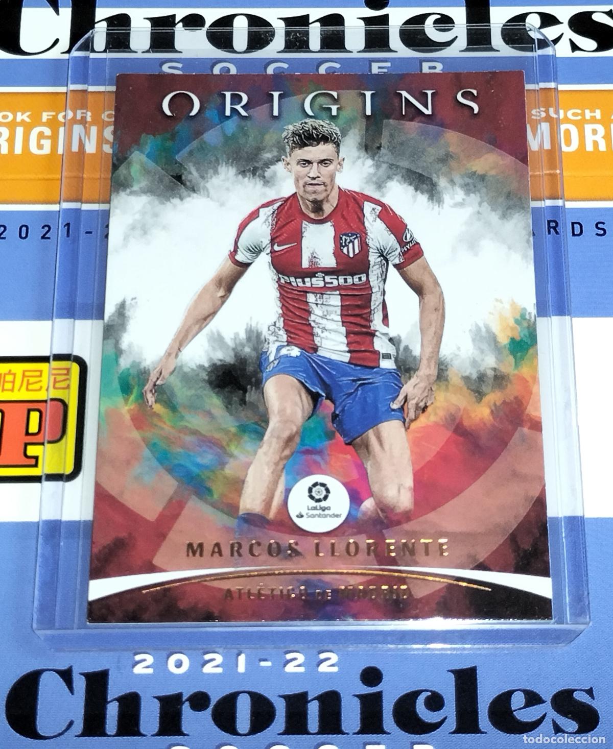 Cromos de f&uacute;tbol: N&ordm; 82 MARCOS LLORENTE ATL&Eacute;TICO MADRID CARD CHRONICLES ORIGINS LA LIGA SOCCER 2021 2022 21 22 PANINI