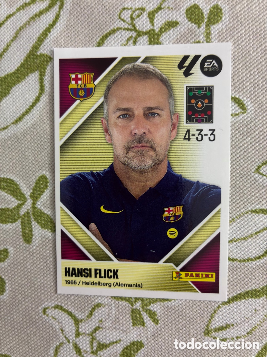 Cromos de f&uacute;tbol: Cromo Hansi Flick N.&ordm; 2 (FC Barcelona) - Entrenador - Colecci&oacute;n Liga 2026-27 Ediciones Este / Panini