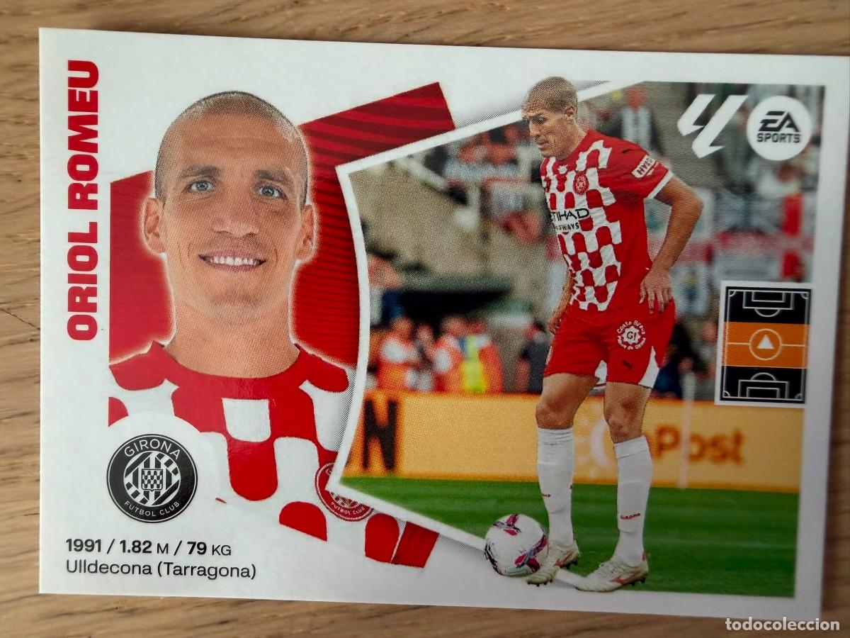 Cromos de f&uacute;tbol: FICHAJE 26 ORIOL ROMEU GIRONA 24 25 2024 2025 LIGA EA SPORTS COLECCIONES ESTE SIN PEGAR STICKER