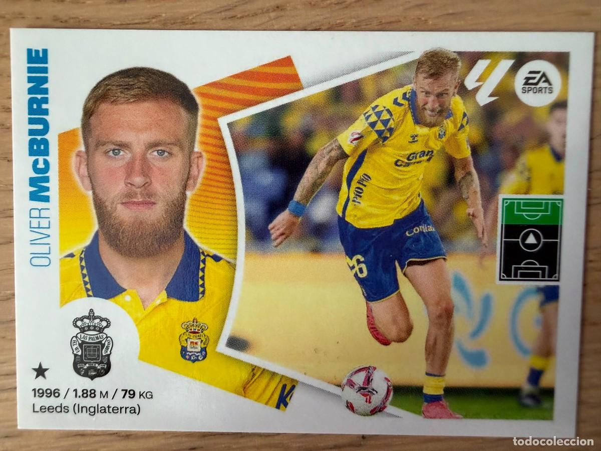 Cromos de f&uacute;tbol: FICHAJE 29 MCBURNIE LAS PALMAS 24 25 2024 2025 LIGA EA SPORTS COLECCIONES ESTE SIN PEGAR STICKER
