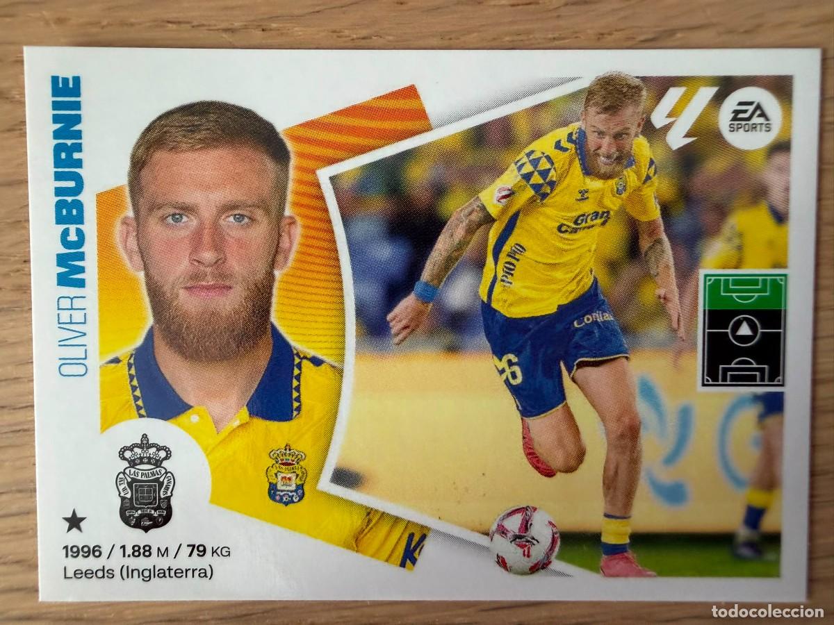 Cromos de f&uacute;tbol: FICHAJE 29 MCBURNIE LAS PALMAS 24 25 2024 2025 LIGA EA SPORTS COLECCIONES ESTE SIN PEGAR STICKER