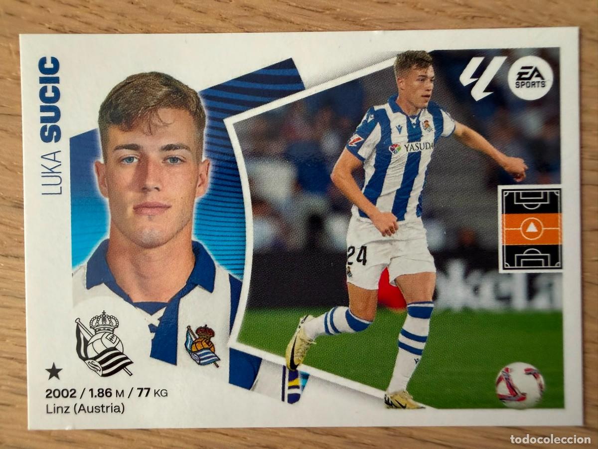 Fu&szlig;ball-Sticker: FICHAJE 40 SUCIC REAL SOCIEDAD 24 25 2024 2025 LIGA EA SPORTS COLECCIONES ESTE SIN PEGAR STICKER
