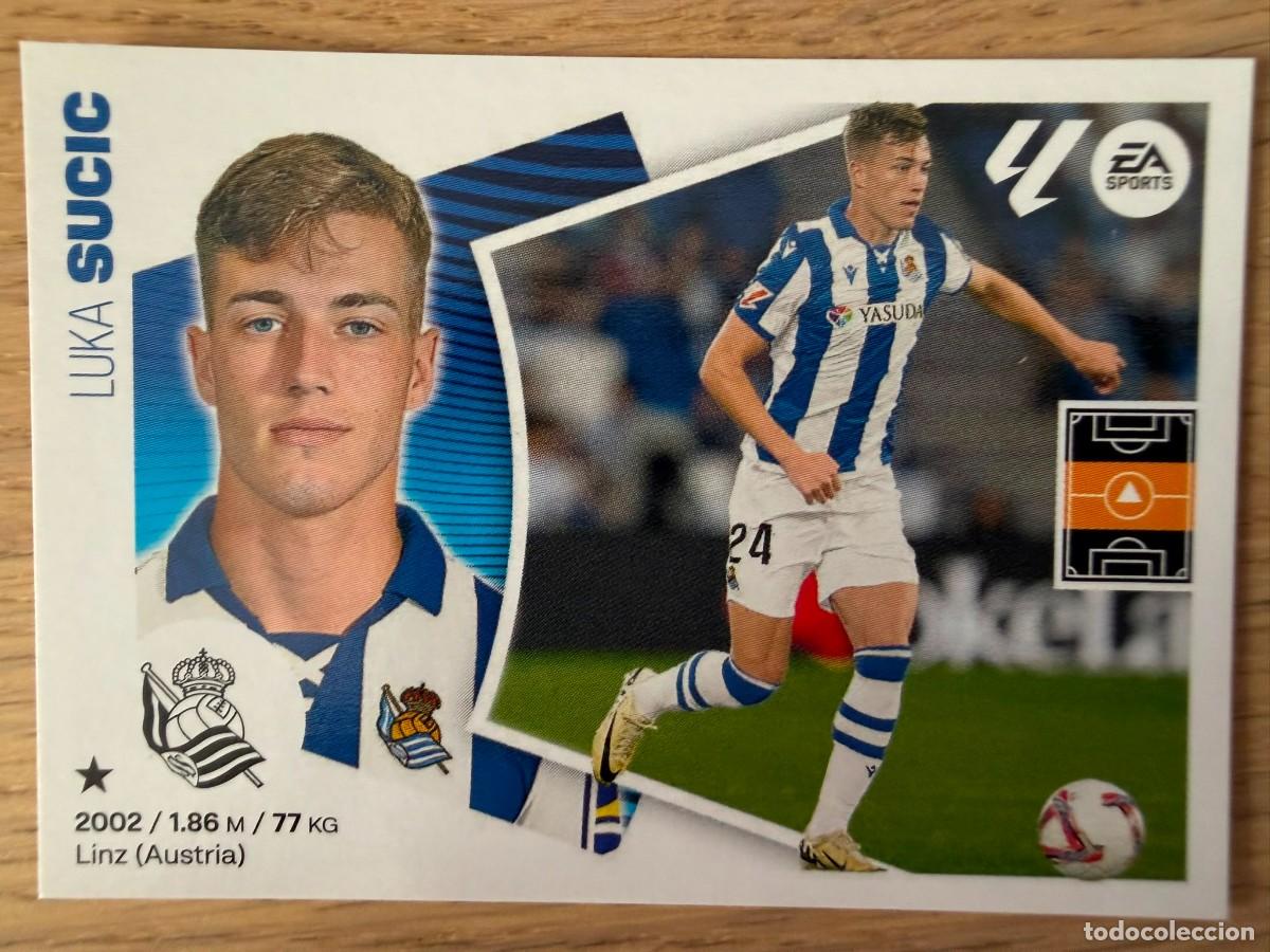 Fu&szlig;ball-Sticker: FICHAJE 40 SUCIC REAL SOCIEDAD 24 25 2024 2025 LIGA EA SPORTS COLECCIONES ESTE SIN PEGAR STICKER