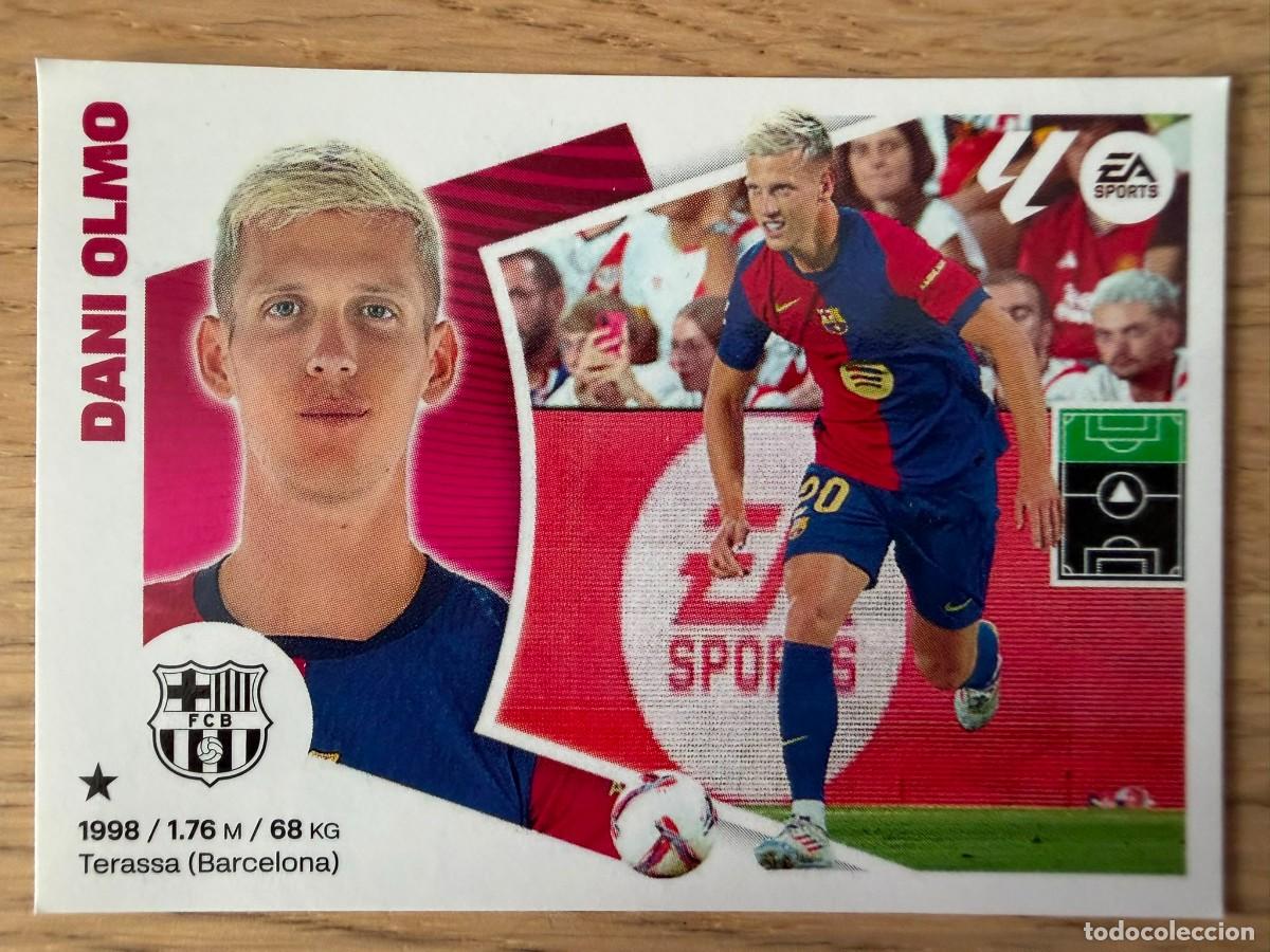 Figurine di Calcio: FICHAJE 42 DANI OLMO BARCELONA 24 25 2024 2025 LIGA EA SPORTS COLECCIONES ESTE SIN PEGAR STICKER