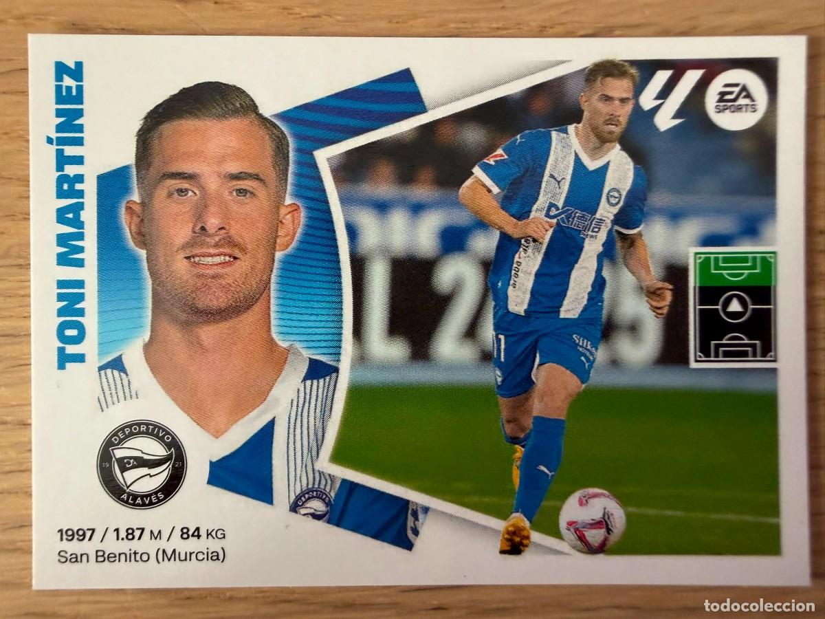 Figurine di Calcio: FICHAJE 46 TONI MARTINEZ ALAVES 24 25 2024 2025 LIGA EA SPORTS COLECCIONES ESTE SIN PEGAR STICKER