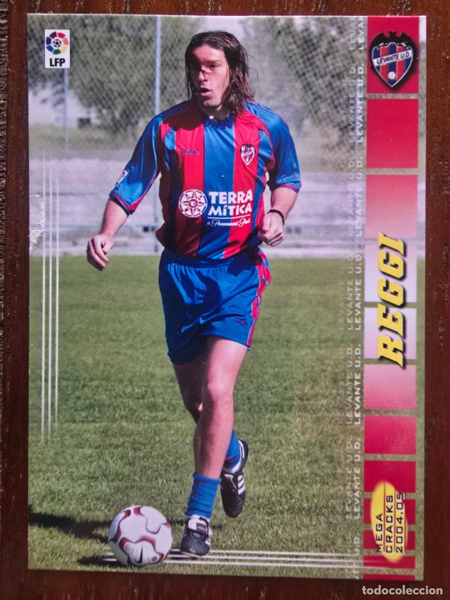 Figurine di Calcio: Cromo Futbol Megacracks 160.Reggi.Levante.Liga 2004/05.Panini
