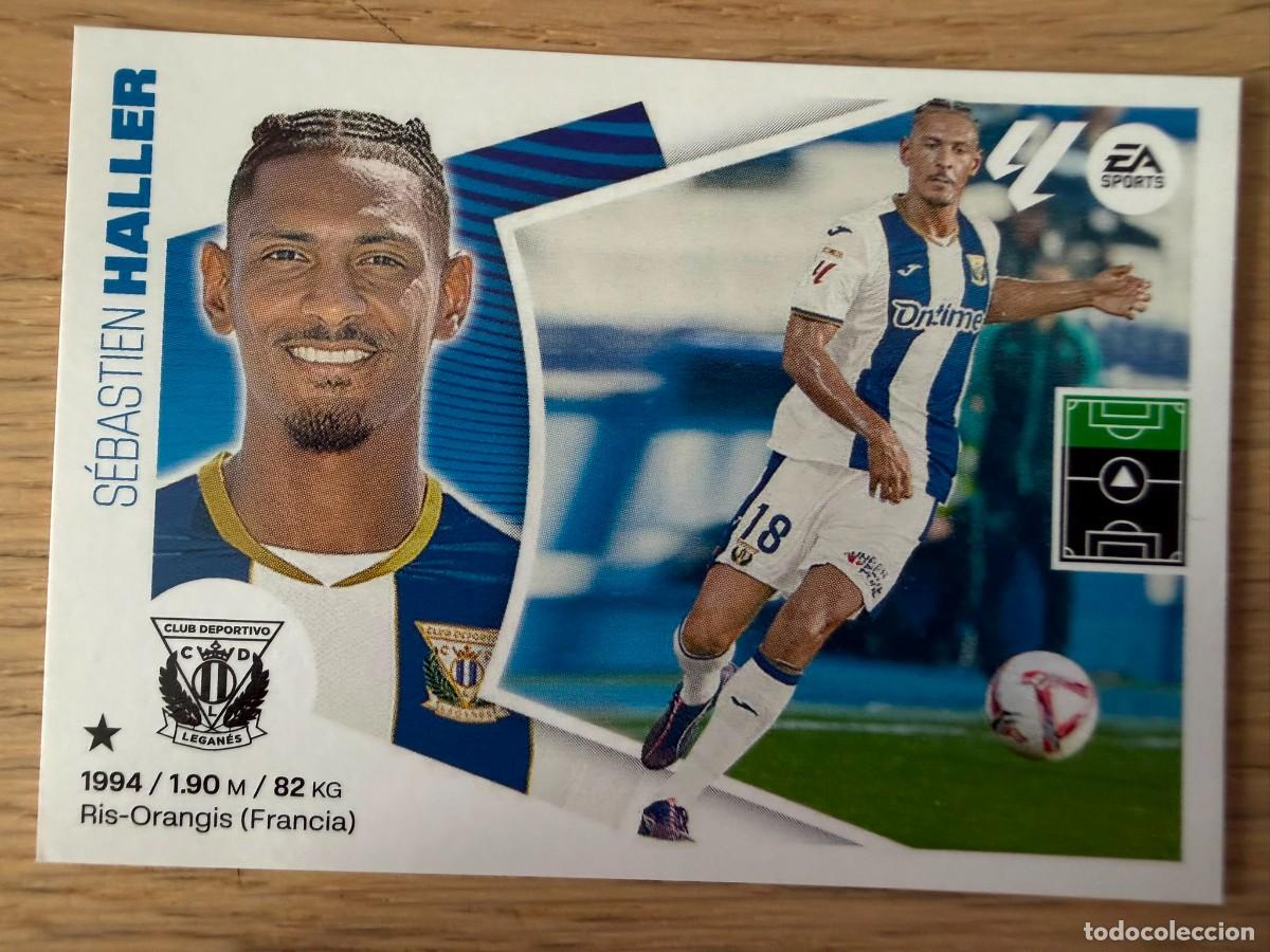 Figurine di Calcio: FICHAJE 66 HALLER LEGANES 24 25 2024 2025 LIGA EA SPORTS COLECCIONES ESTE SIN PEGAR STICKER