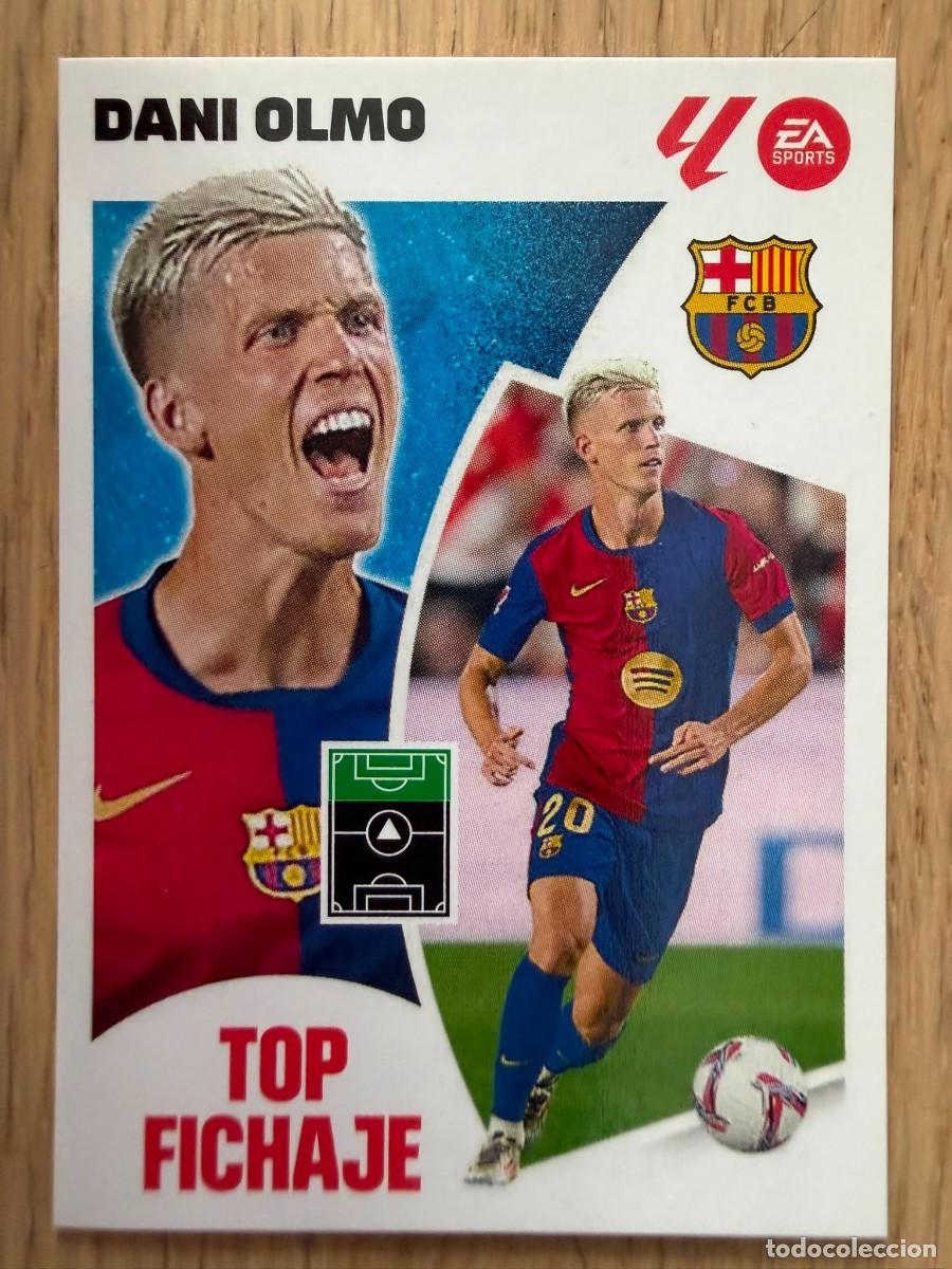 Figurine di Calcio: TOP FICHAJE 67 DANI OLMO BARCELONA 24 25 2024 2025 LIGA EA SPORTS COLECCIONES ESTE SIN PEGAR STICKER