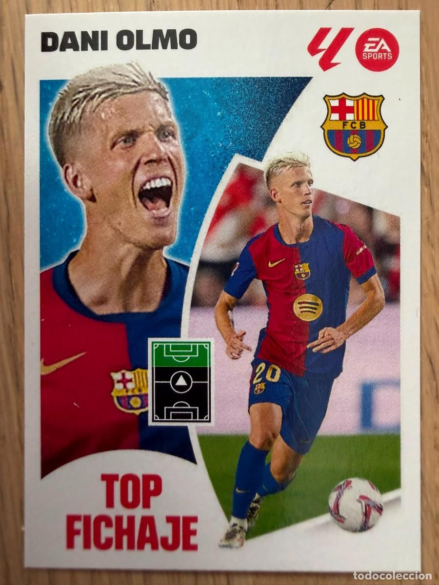 Cromos de f&uacute;tbol: TOP FICHAJE 67 DANI OLMO BARCELONA 24 25 2024 2025 LIGA EA SPORTS COLECCIONES ESTE SIN PEGAR STICKER