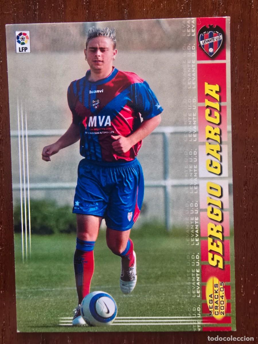 Cromos de f&uacute;tbol: Cromo Futbol Megacracks 162.Sergio Garcia.Levante.Liga 2004/05.Panini