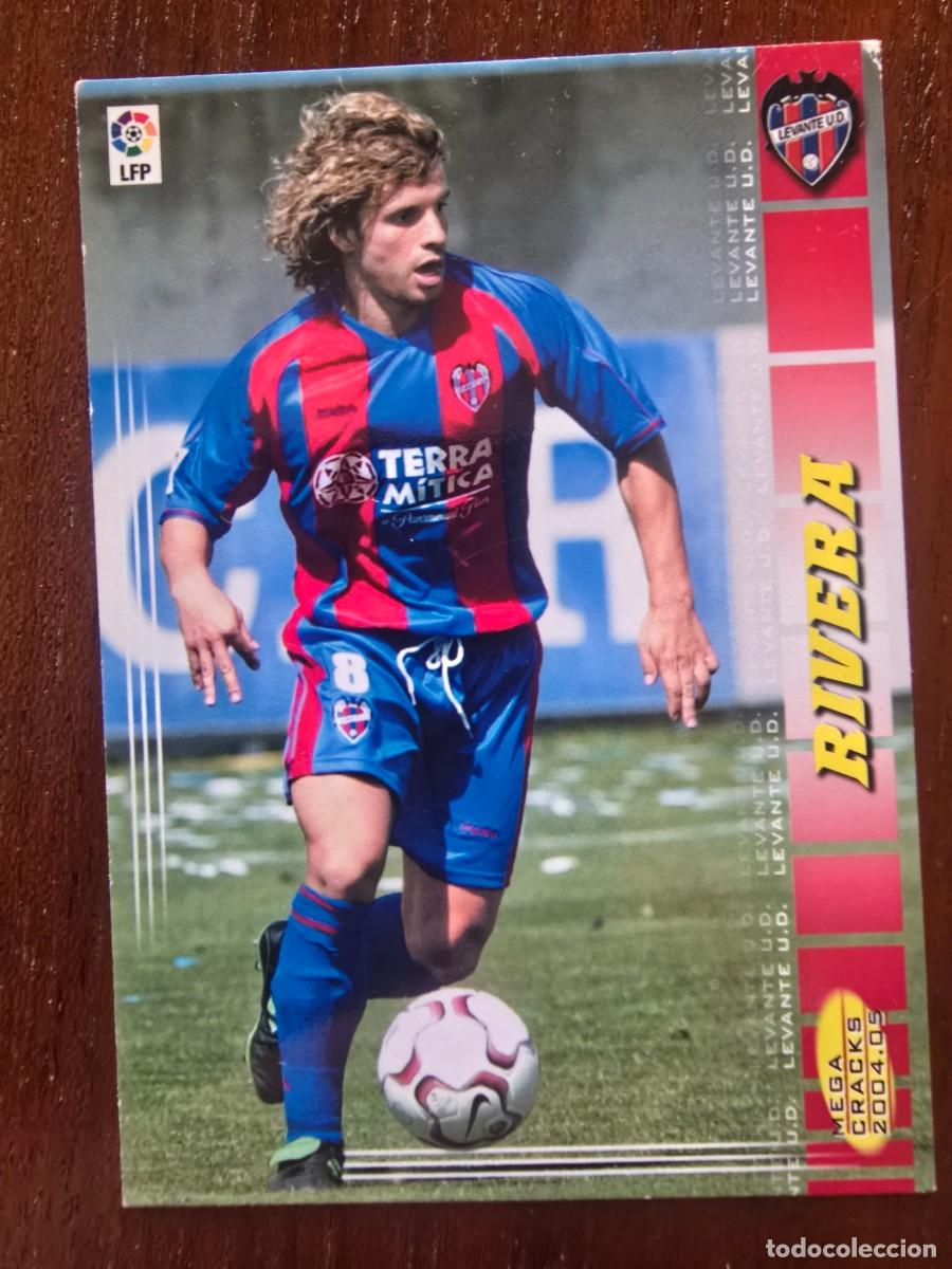 Cromos de f&uacute;tbol: Cromo Futbol Megacracks 156.Rivera.Levante.Liga 2004/05.Panini