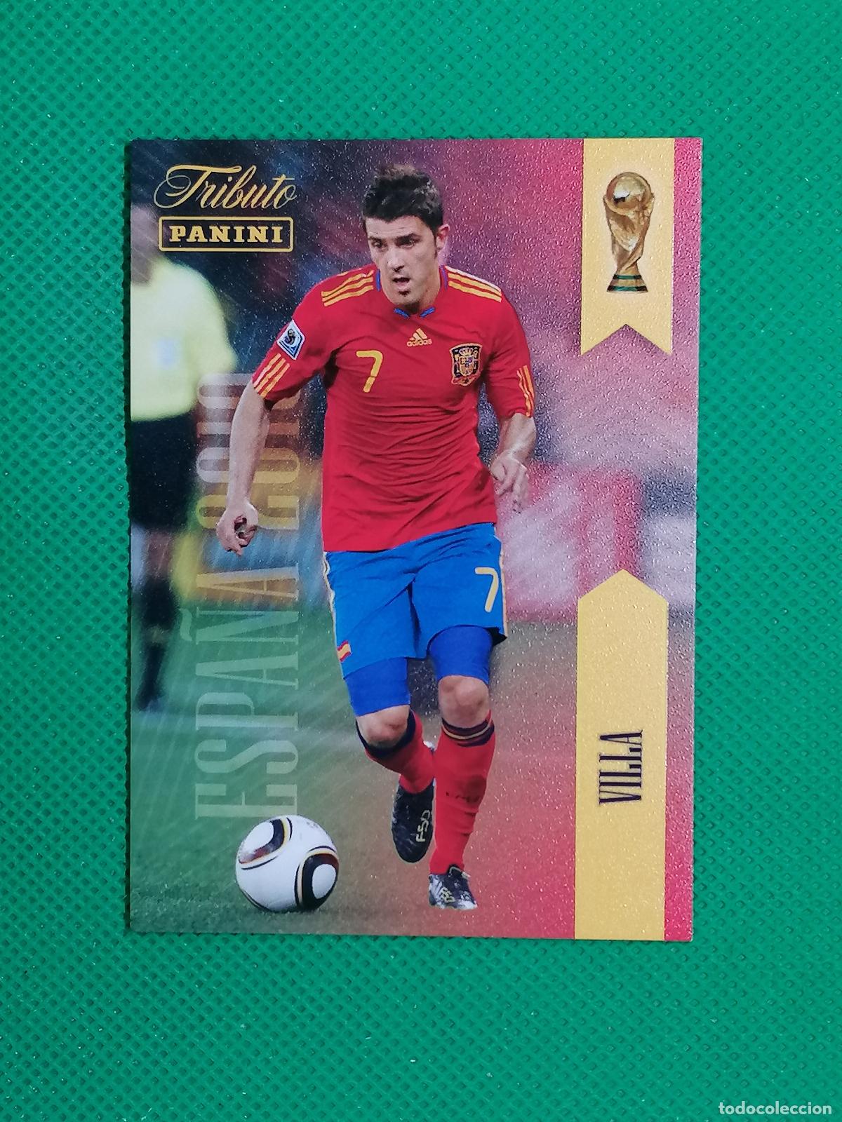 Cromos de f&uacute;tbol: 7 DAVID VILLA 2010 ⚽PANINI TRIBUTO SELECCION ESPA&Ntilde;OLA ESPA&Ntilde;A CARD 26 2026⚽