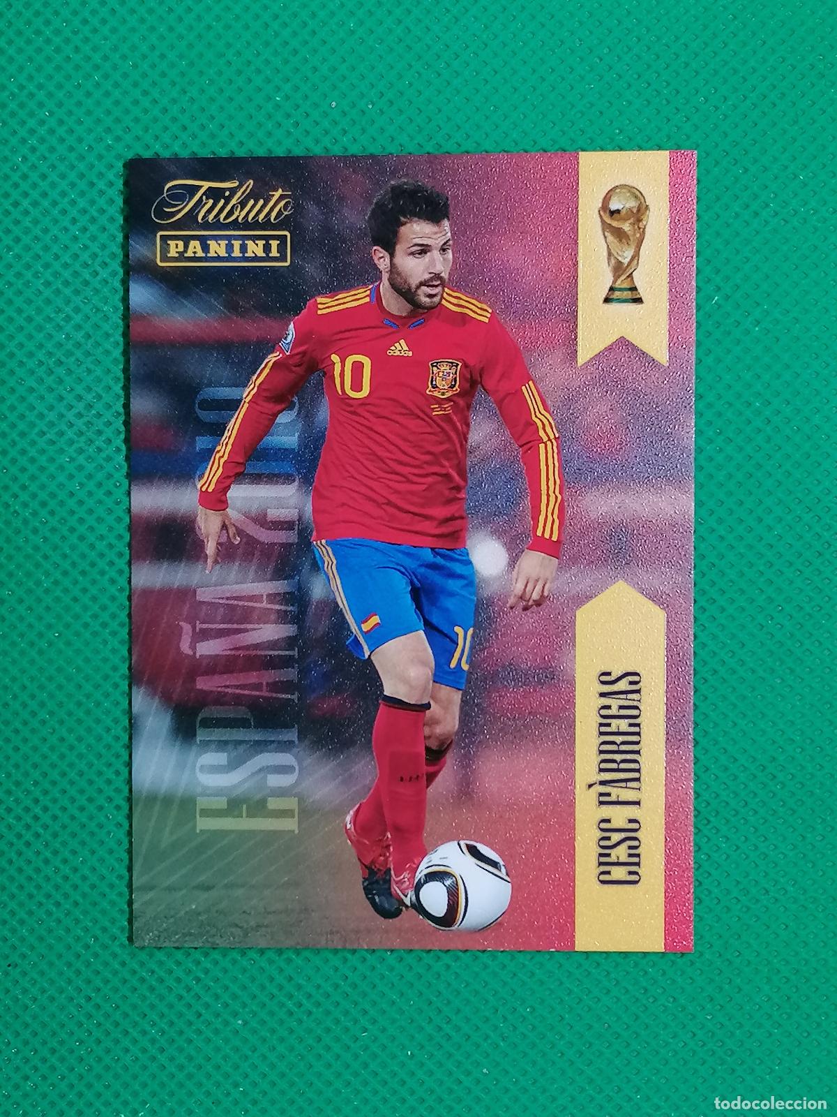 Cromos de f&uacute;tbol: 10 CESC FABREGAS 2010 ⚽PANINI TRIBUTO SELECCION ESPA&Ntilde;OLA ESPA&Ntilde;A CARD 26 2026⚽