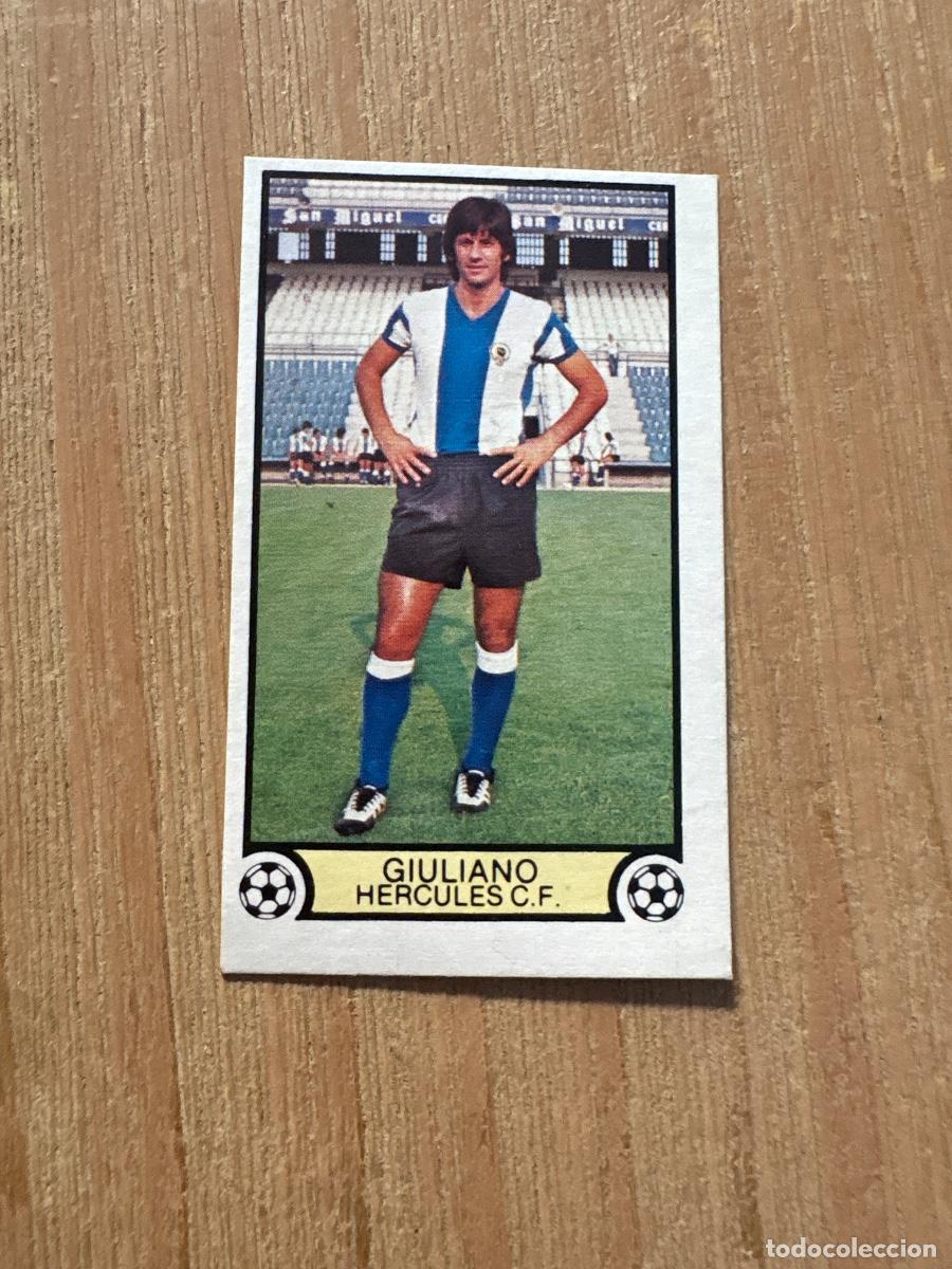 Cromos de f&uacute;tbol: 22. CROMO LIGA ESTE SIN PEGAR 1979-80 79-80 GIULIANO HERCULES