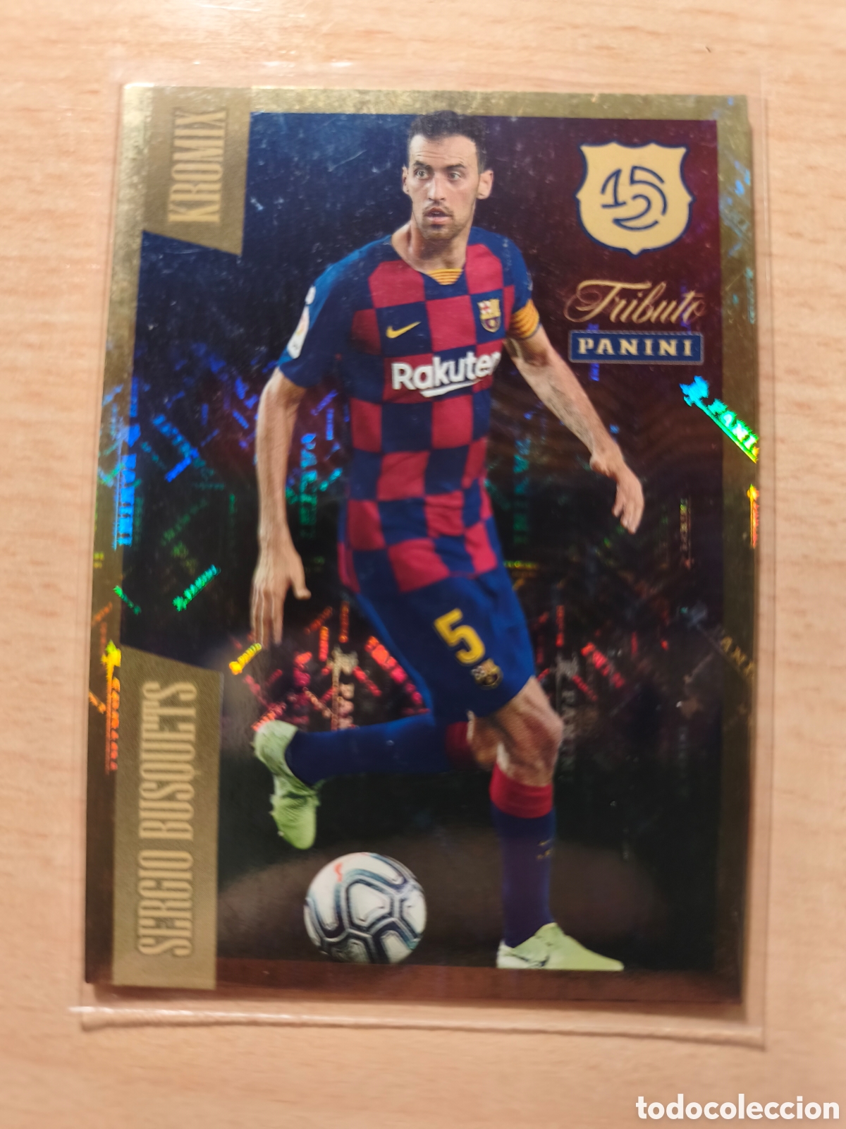 Cromos de f&uacute;tbol: SERGIO BUSQUETS KROMIX KROMIX FC BARCELONA TRIBUTO 125 PANINI TRIBUTE K 94 2024 2025 24 25
