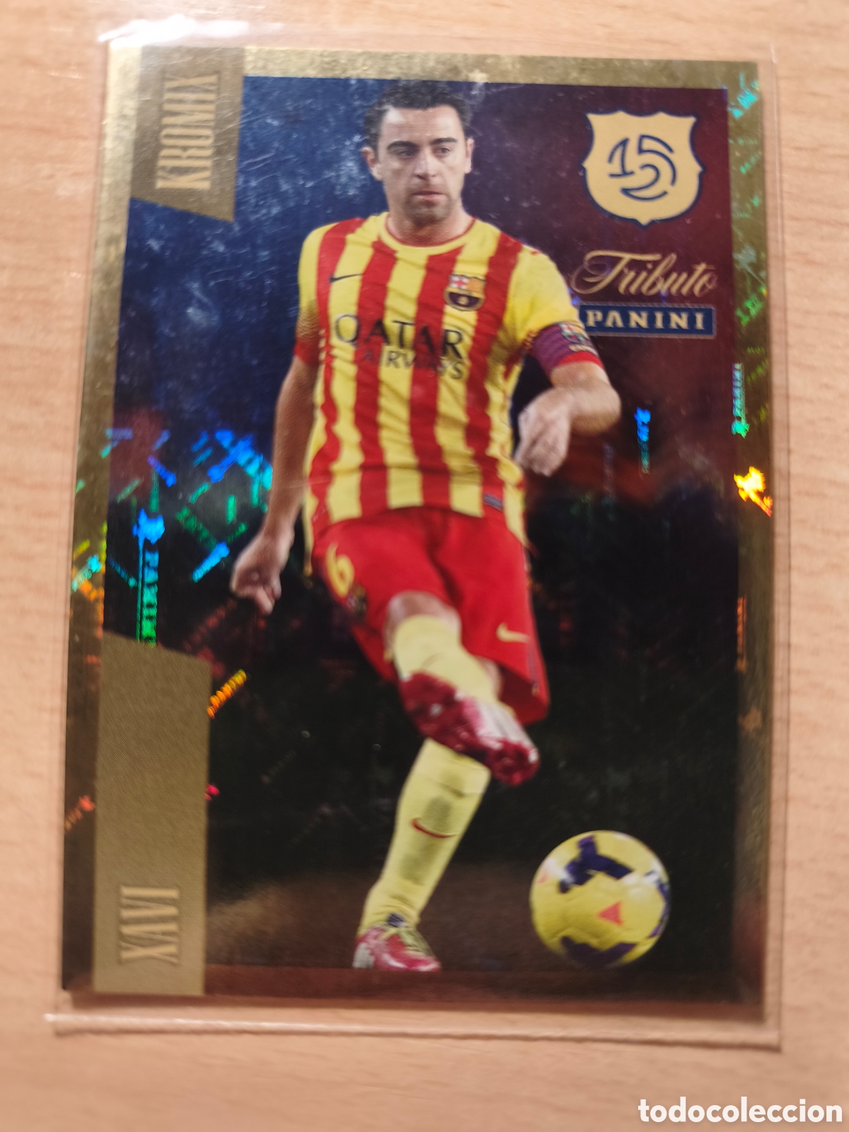 Cromos de f&uacute;tbol: K85 XAVI HERN&Aacute;NDEZ KROMIX KROMIX FC BARCELONA TRIBUTO 125 PANINI TRIBUTE K 85 2024 2025 24 25
