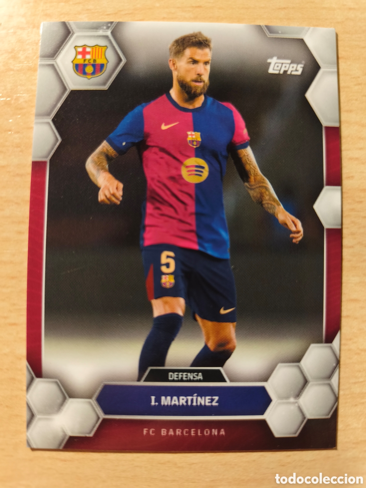 Cromos de f&uacute;tbol: 3 I&Ntilde;IGO MARTINEZ FAN SET FC BARCELONA 2024 2025 TOPPS 24 25