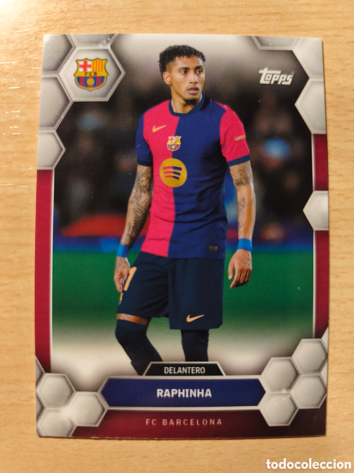 Cromos de f&uacute;tbol: 17 RAPHINHA FAN SET FC BARCELONA 2024 2025 TOPPS 24 25