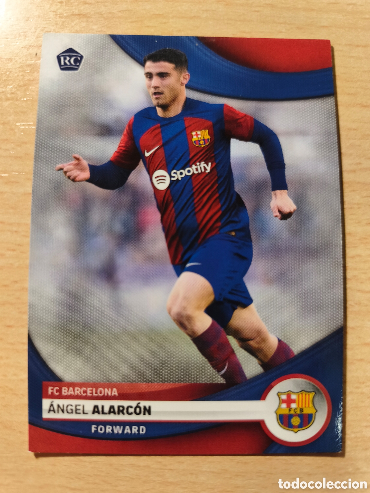 Cromos de f&uacute;tbol: 24 ANGEL ALARC&Oacute;N RC FC BARCELONA TEAM SET 2023 2024 TOPPS 23 24 ROOKIE