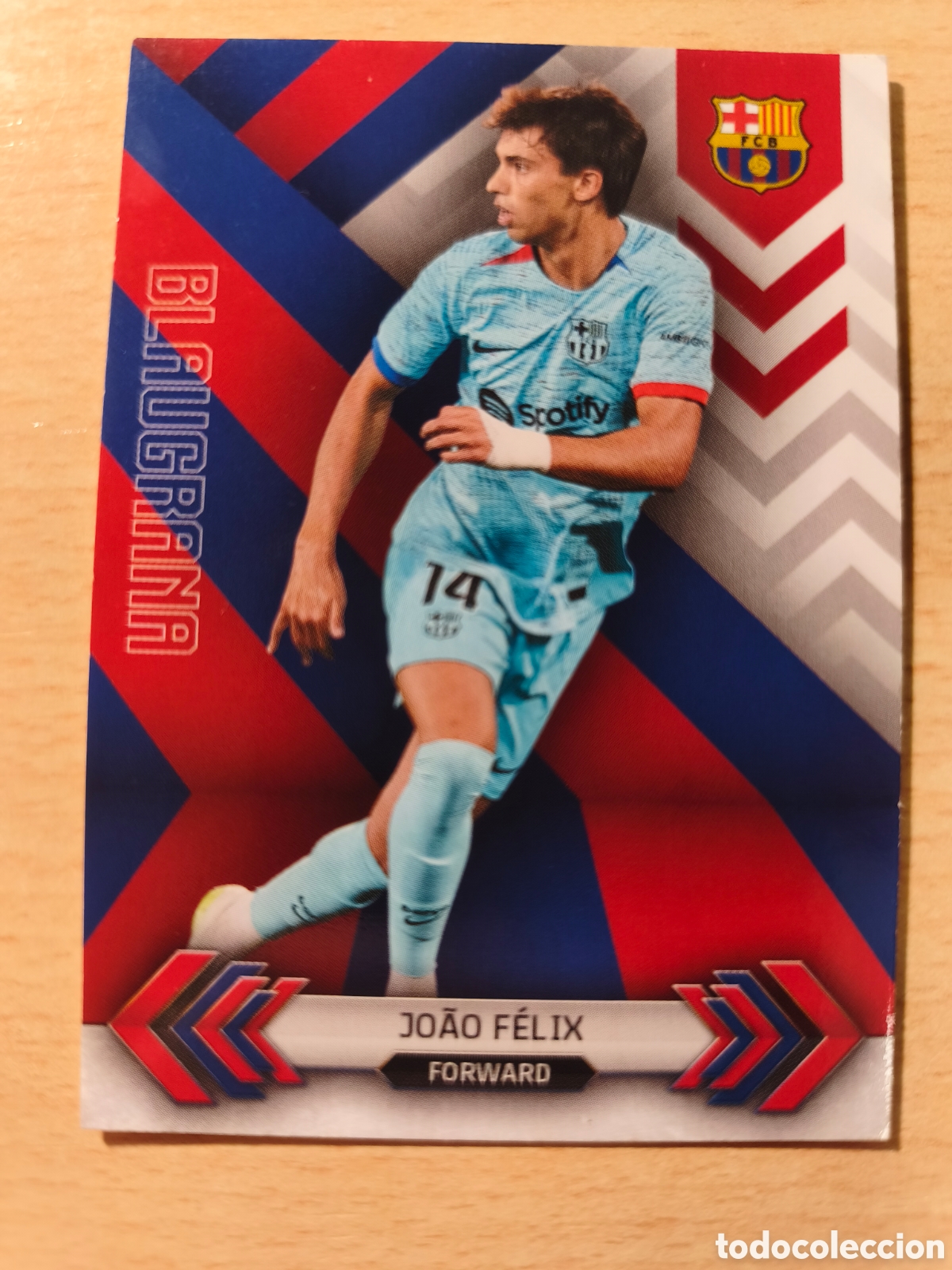Cromos de f&uacute;tbol: BL 6 JOAO F&Eacute;LIX BLAUGRANA FC BARCELONA TEAM SET 2023 2024 TOPPS 23 24