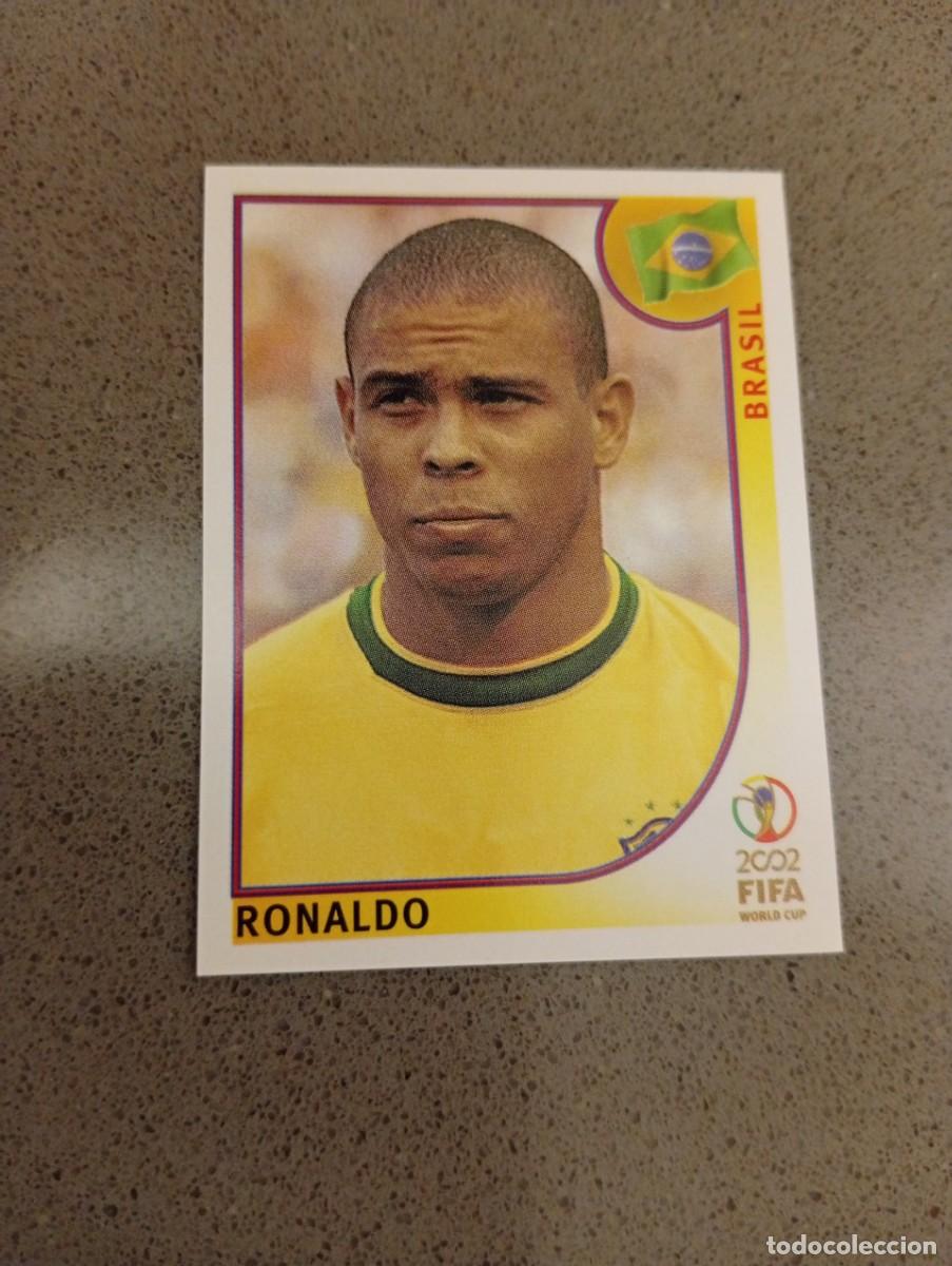 Cromos de f&uacute;tbol: RONALDO 184 BRASIL PANINI 2002 MUNDIAL KOREA FUTBOL 02 CROMO - SIN PEGAR