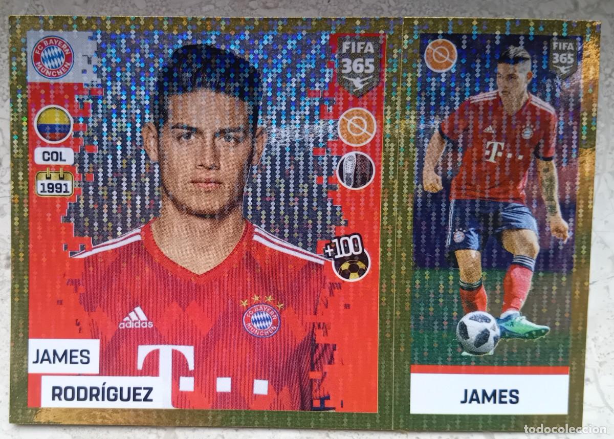 Figurine di Calcio: Figurina Panini 2018-19 Cromo Fifa 365 2019 James Rodriguez Bayern Munchen n 172