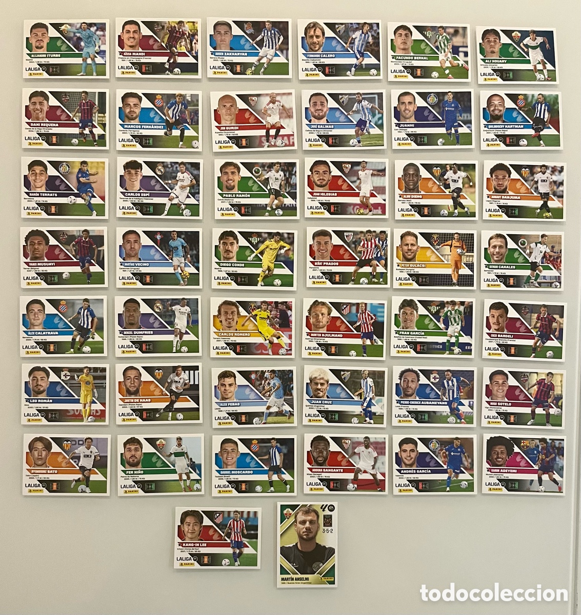 Cromos de f&uacute;tbol: Segunda Edici&oacute;n Completa (44 cromos) Liga Este 26 27